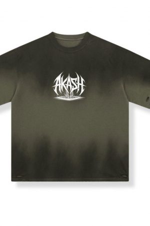 Akash Retro Typography Graphic Style T-Shirt